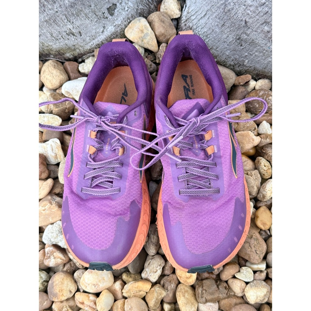 Altra Outroad 2 Purple Orange Trail Running Shoes Womens 8 AL0A82CY580
